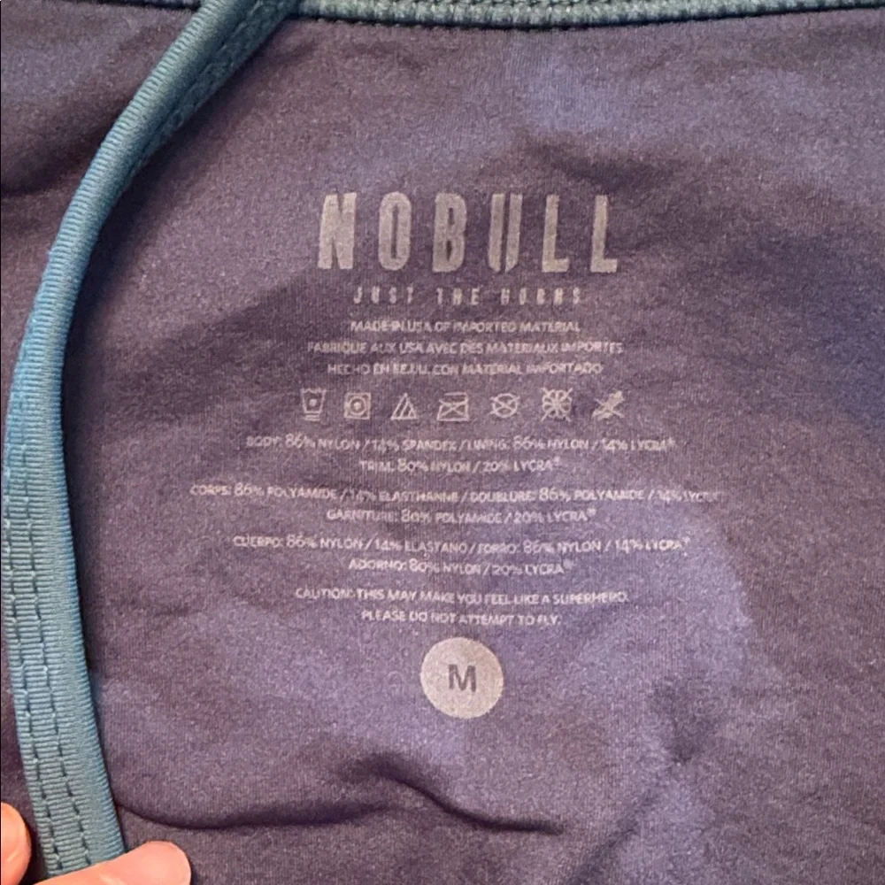 NOBULL Women's Teal Sports Bra - Picture 2 of 3